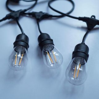 Dây đuôi đèn trang trí ngoài trời 5m 10 đuôi E27 kín nước. HÀNG LOẠI 1