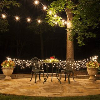 Dây đuôi đèn trang trí ngoài trời 5m 10 đuôi E27 kín nước. HÀNG LOẠI 1