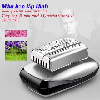 Nước Hoa Ô Tô, Nước Hoa Đính Đá Đẹp Sang Trọng, Mùi Thơm Dễ Chịu 75ml ( nắp chữ nhật)-Mộc Lan_Phụ Kiện Xế Yêu