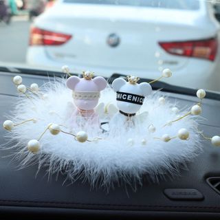 Nước Hoa Cài Cửa Gió Điều Hòa ô tô Gấu Thiên Thần Dễ thương,Trang Trí Taplo-Mộc Lan_Phụ Kiện Xế Yêu