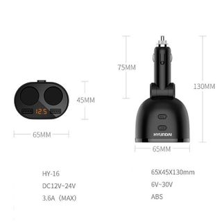 (xả kho giá gốc có bán sỉ ) Tẩu Sạc Ô Tô 3 Cổng Usb 2 Cổng Tẩu 12v 3.1A Sử Dụng Đa Năng Cho Ô Tô Xe Hơi HY16
