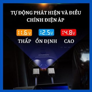 (xả kho giá gốc có bán sỉ ) Tẩu Sạc Ô Tô 3 Cổng Usb 2 Cổng Tẩu 12v 3.1A Sử Dụng Đa Năng Cho Ô Tô Xe Hơi HY16