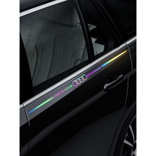 (Hàng hot 2023) Tem Decal Dán Trang Trí Xe Ô Tô Laser Phản Quang Biểu Tượng "STARCFDAVID - Logo Hãng Xe - HEXAGRAM"