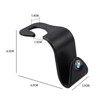 Móc treo đồ ghế sau in hình logo các hãng nhỏ gọn tiện lợi chất nhựa dẻo ABS chịu lực tốt - Mộc Lan Phụ Kiện Xế Yêu