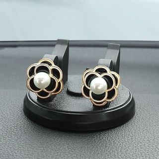 Giá Đỡ Điện Thoại xoay 360 độ Đính Đá Hoa Trà - Gấu Bearik-kiêm bảng ghi số điện thoại cao cấp để taplo ô tô