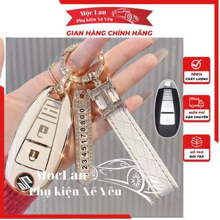 Ốp khóa TPU - Ốp bảo vệ vỏ khóa xe ô tô Suzuki Caiz – Ertiga – Swift Dáng dài 2 nút- Mộc Lan Phụ Kiện Xế Yêu giá sỉ
