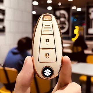 Ốp khóa TPU - Ốp bảo vệ vỏ khóa xe ô tô Suzuki Caiz – Ertiga – Swift Dáng dài 2 nút- Mộc Lan Phụ Kiện Xế Yêu