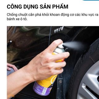 Chai Xịt Phủ Chống Chuột Xe Ô Tô 3M Đuổi chuột khỏi khoang động cơ-Mộc Lan Phụ Kiện Xế Yêu