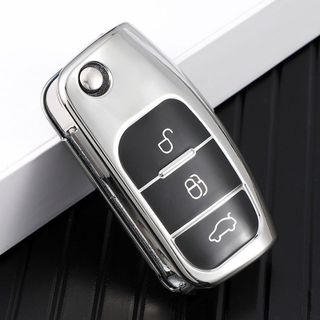 Ốp khoá TPU xe ô tô Ford Ranger, Focus, Fiesta, Ecosport - ôm sát chìa khóa bảo vệ cao cấp - otofunmoclan