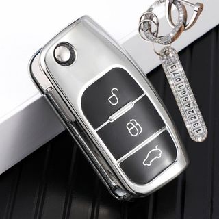 Ốp khoá TPU xe ô tô Ford Ranger, Focus, Fiesta, Ecosport - ôm sát chìa khóa bảo vệ cao cấp - otofunmoclan