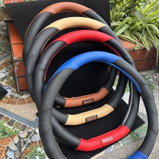 Bọc vô lăng D cut Spaco size 37-38cm cho các dòng xe đời mới 4-7 chỗ - Mộc Lan Phụ Kiện Xế Yêu