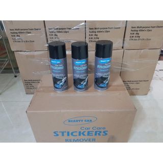 Chai Xịt Tẩy Keo Băng Dính Đa Năng Beauty Car - STICKERS , tẩy keo dính ,tẩy nhựa đường, đánh sạch vết bẩn ô tô xe máy