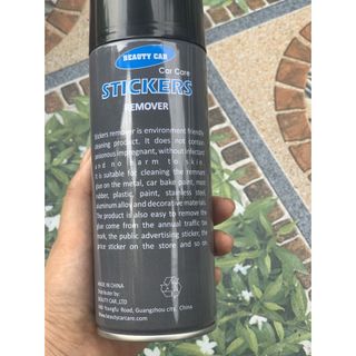 Chai Xịt Tẩy Keo Băng Dính Đa Năng Beauty Car - STICKERS , tẩy keo dính ,tẩy nhựa đường, đánh sạch vết bẩn ô tô xe máy