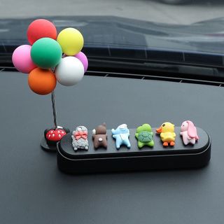 Set 6 con thú cưng trang trí Bảng Ghi Số Điện thoại,Trang Trí Bảng Điều Khiển Trung Tâm ô tô, Màn DVD, Gương
