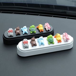 Set 6 con thú cưng trang trí Bảng Ghi Số Điện thoại,Trang Trí Bảng Điều Khiển Trung Tâm ô tô, Màn DVD, Gương