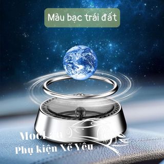 Máy khuyếch tán tinh dầu năng lượng mặt trời - mô hình hệ hành tinh sao hoả trái đất - Trang trí taplo ô tô