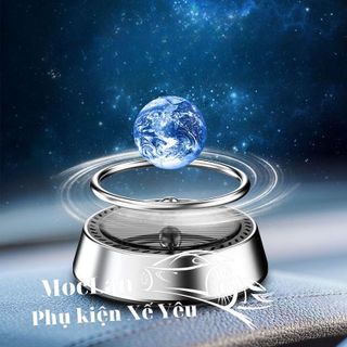 Máy khuyếch tán tinh dầu năng lượng mặt trời - mô hình hệ hành tinh sao hoả trái đất - Trang trí taplo ô tô