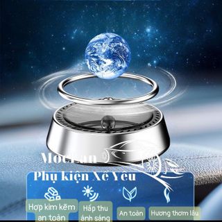 Máy khuyếch tán tinh dầu năng lượng mặt trời - mô hình hệ hành tinh sao hoả trái đất - Trang trí taplo ô tô