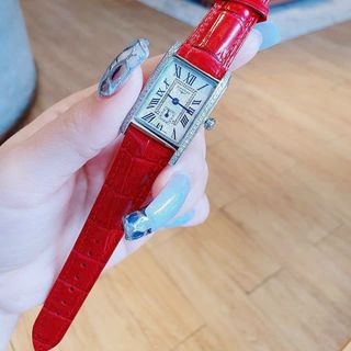 SALE: đồng hồ CAO CẤP NỮ DA ĐỎ