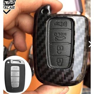 Ốp Khóa Carbon Xe Kia Sonata-Forte-Cao Cấp,Bảo Vệ Ốp Khóa-môc lan phụ kiện xế yêu