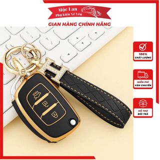 Ốp Bảo Vệ Chìa Khóa xe ô tô (Hyundai I10 Solati CHÌA CƠ) chất Liệu TPU Mềm Dẻo Ôm Sát chìa Khóa