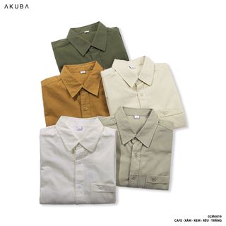ÁO SƠ MI TAY DÀI AKUBA 02M0819