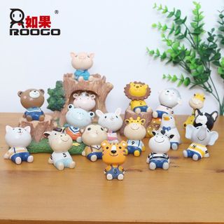 Mô hình trang trí Talo, bàn làm việc, phòng khách 6 con vật ngộ nghĩnh đáng yêu - quà tặng cuộc sống
