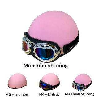 Nón bảo hiểm trẻ em kính phi công cho bé 3-13 tuổi đạt chuẩn kiểm định , mũ bảo hiểm trẻ em cao cấp chính hãng HTP