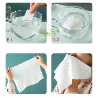 Khăn giấy nén hình chữ nhật tiện lợi cho cuộc sống khi đi chơi đi làm và cả đi du lịch - khăn nén dùng 1 lần tiện gọn