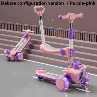 Sỉ scooter ngồi có tay đẩy,có nhạc
