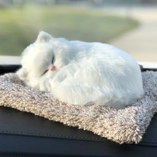 Thú cưng quà tặng - Cún bông than hoạt tính khử mùi ô tô,trang trí taplo ,cún đơn, cún đôi. mèo cat