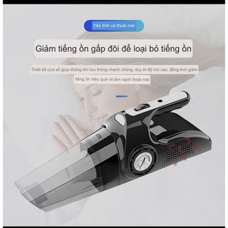 HÚT BỤI + BƠM LỐP Thế hệ mới FOR DRY&WET USE cắm tẩu cầm tay đa năng - 4 in 1 tiện ích dễ dàng sử dụng gia đình nhà cửa