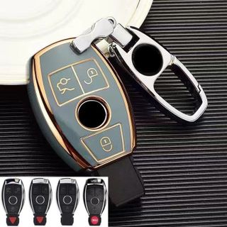 Ốp khóa MERCEDES Mercedes C200 E200 C250 350 450 thông minh -mẹc ngắn GLC ốp mạ TPU mới nhất năm 2022 cao cấp sang trọng