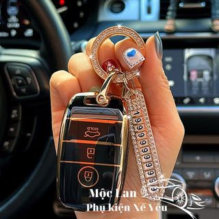 Ốp khóa KIA K3 Cerato Rondo Seltos Morrning K5 Sorento 3 nút thông minh - ốp mạ TPU mới nhất năm 2022 cao cấp sang trọng
