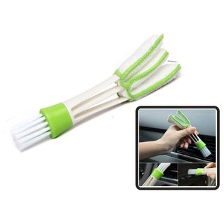Chổi Vệ Sinh Điều Hoà, Cửa Gió, Nội Thất Xe Hơi,vệ sinh bàn phím máy tính/ Ô Tô - Chổi 2 Đầu Sử Dụng Dễ Dàng