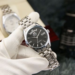 Đồng Hồ Orient Date Day Máy Cơ, Dây Đúc