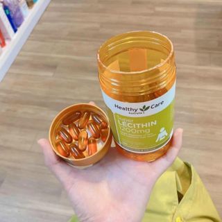Mầm đậu nành Super Lecithin 1200mg 100 viên mẫu mới Healthy Care Úc