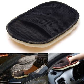 Găng tay rửa xe lông cừu lông siêu mịn rửa xe siêu sạch - Mộc Lan Phụ Kiện Xế Yêu