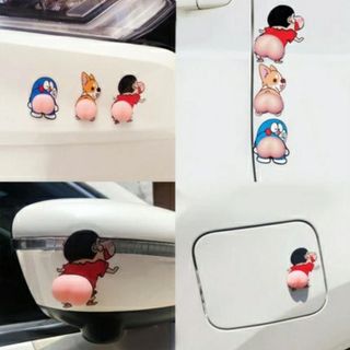 Set 2 miếng dán sticker doremon silicon chống va đập