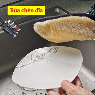 Găng tay rửa xe lông cừu lông siêu mịn rửa xe siêu sạch - Mộc Lan Phụ Kiện Xế Yêu