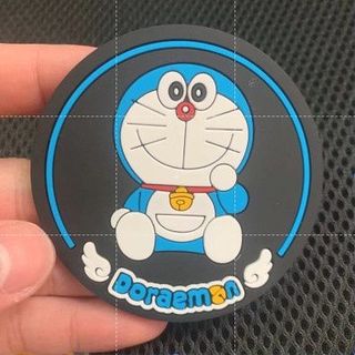 Set 2 miếng dán sticker doremon silicon chống va đập