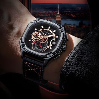 Đồng hồ pagini máy pin mặt vuông