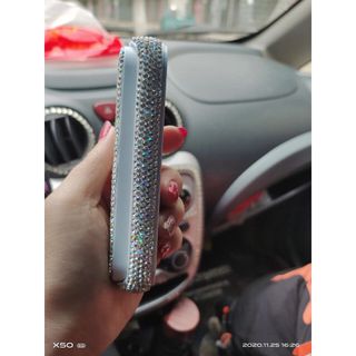 Bảng Gắn Số Điện Thoại Trên Taplo Ô Tô Đính Đá Cao Cấp nhiều màu - Mộc Lan - Phụ kiện xế yêu