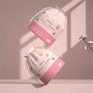 Túi Giấy Lau Mặt Cuộn Túi Rút Màu Hồng Anh Đào Chất Cotton Dùng 1 Lần, Khăn Khô Cuộn Giấy Tẩy Trang Siêu Dai