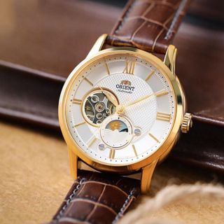 Đồng Hồ Orient Sun Moon Máy Cơ Mặt Size 40mm