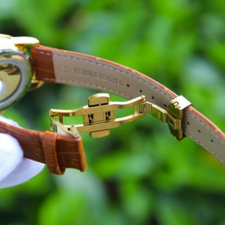 Đồng hồ pagini 9988 máy cơ dây da