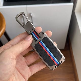 Ốp khóa kim loại phản quang - Vỏ bọc chìa smartkey ô tô Honda Civic, City, CRV, HRV, Accord