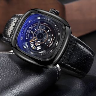 Đồng hồ cơ pagini 1886 máy cơ dây da