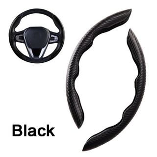 Miếng Ốp Vô Lăng Ô Tô / Bọc Vô Lăng 2 Mảnh Vân Carbon Chống Trượt Cao Cấp Phù Hợp Cho Tất Cả Các Loại Xe