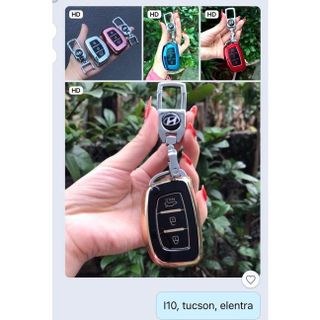 Ốp khóa Hyundai I10 Tucson Elantra 2014-2020 - ốp mạ TPU mới nhất năm 2022 cao cấp sang trọng